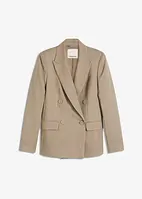 Blazer i materiale med rynket effekt og lyocell