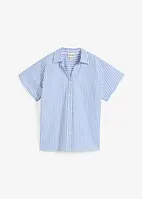 Kortermet bluse i kreppmateriale