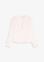 Bluse med hullbroderi