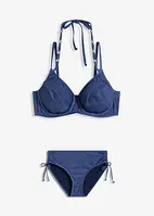 Bøyle-bikini (2-delt sett) i jeans look