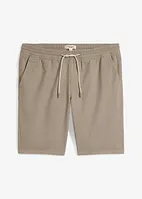 Pull on-bermudashorts i 100% bomull, Regular Fit
