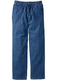 Classic Fit-pull on-bukse i lett bomull, Straight, bonprix