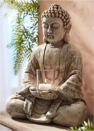 Buddha-figur med lys, bonprix