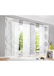 Panelgardin med bølgemotiv (1-pack), bonprix