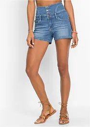 Jeans-shorts med høyt liv, bonprix