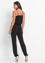 Jumpsuit med blonde, bonprix