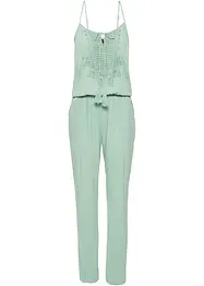 Jumpsuit med blonde, bonprix