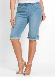 Jeans-bermuda med elastisk linning, bpc selection