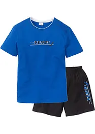 Kort pyjamas med myk bomull, bonprix