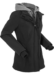 Lang softshell-jakke, vannavvisende, 2-i-1 look, bpc bonprix collection