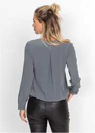 Bluse med omslags-optikk, bonprix