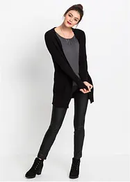 Oversized topp i viskosemiks, bonprix