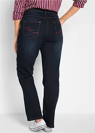 Straight-jeans, Mid Waist, i bomull, bonprix