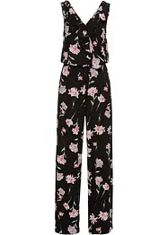 Blomstret jersey-jumpsuit, bonprix