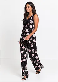 Blomstret jersey-jumpsuit, bonprix