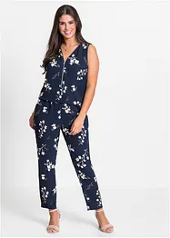 Jumpsuit med glidelås, bonprix