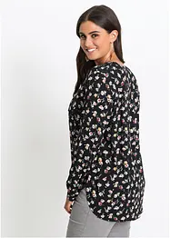 Bluse med V-hals, bonprix