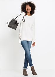Bomullsgenser med snøring, oversized, John Baner JEANSWEAR