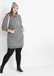 Sweatshirtkjole i 100% bomull, bonprix