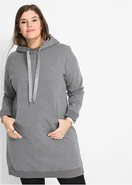 Sweatshirtkjole i 100% bomull, bonprix