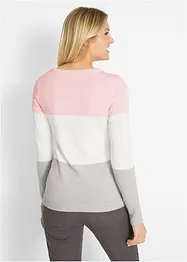 Genser med colorblocking, bonprix