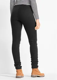 Ribbestrikket thermoleggings, bonprix