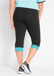 Capri-leggings med kanter i kontrastfarge, bonprix