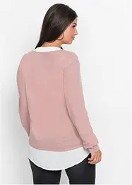 Genser med isydd bluse, bonprix