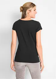 Stretch-topp, kort arm, bonprix