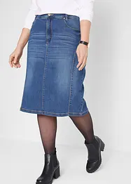 High Waist stretchskjørt med komfortlinning, bonprix