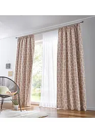 Jacquardvevd gardin, bonprix