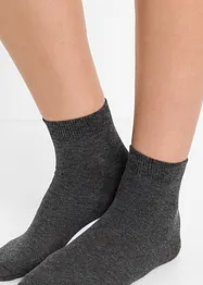 Korte sokker med økologisk bomull (10-pack), bonprix
