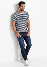 Premium-Stretch-Jeans med T-400 Slim Fit Straight, John Baner JEANSWEAR