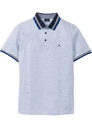 Poloshirt med brystlomme, kort arm, bonprix