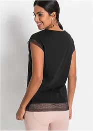 Boxy topp med blonde, bonprix
