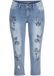 Capri-jeans med fuglebroderi, RAINBOW