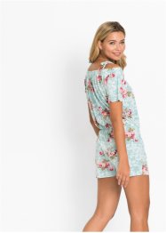 Jersey-jumpsuit med blomster, RAINBOW