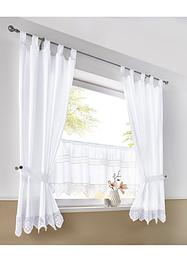 Kafégardin med heklekant, bpc living bonprix collection