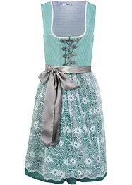 Dirndl med blondeforkle, knelang (2-delt sett), bonprix