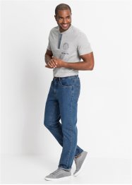 Classic Fit jeans med delelastisk linning, Straight, John Baner JEANSWEAR
