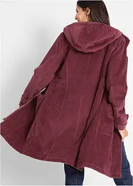 Halvlang duffelcoat med fôr, bonprix