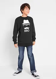 Sweatshirt med print, bonprix