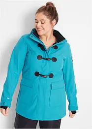 Softshell-duffelcoat, vannavvisende, bonprix