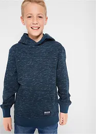 Sweatshirt med hette for barn, melert, bpc bonprix collection