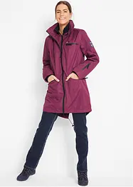 Funksjons-outdoor-overgangskåpe med hette, 2-i-1 look, vanntett, bonprix