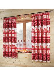 Gardinkappe med elg-print, bpc living bonprix collection