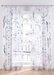 Transparent gardin med folietrykk (1-pack), bpc living bonprix collection