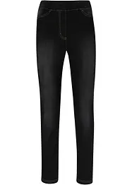 High Waist jeggings i lett, elastisk termo-materiale med komfortlinning., bonprix