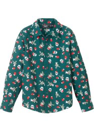 Langermet skjorte med julemotiv, Slim Fit, bpc bonprix collection