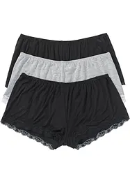 Ledig boxershorts i viskose (3-pack), bonprix